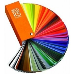 RAL K5 Color Chart, 215 Full Page Color Swatches
